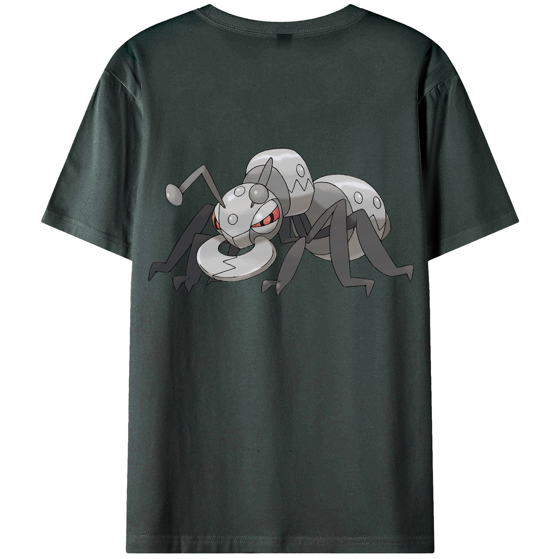 （画像用） ポケットモンスター Pokémon 綿100％ メンズ半袖Tシャツ（バックプリント） 通気性